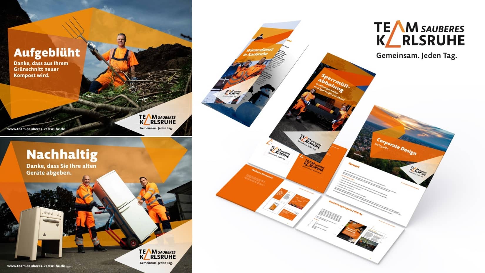 Markenentwicklung des Teams Sauberes Karlsruhe