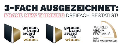 3-Fach ausgezeichnet: word-media-festivals & german-brand-award